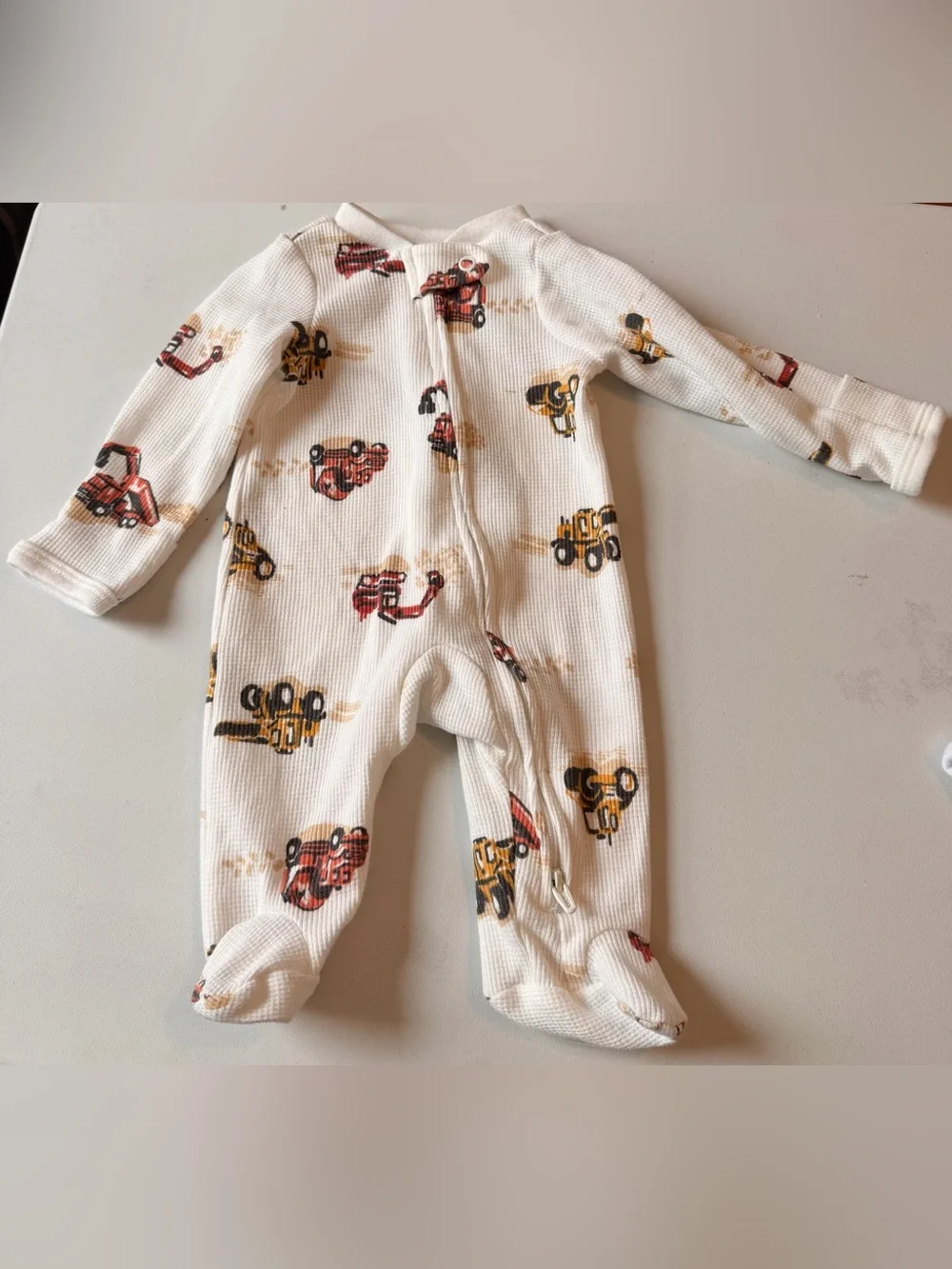 Carter's Child of Mine Newborn Boy Construction Outfit Set